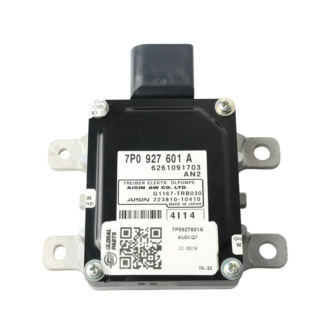 7P Módulo Control Bomba Aceite ECU para Audi Q7 4L Volkswagen Touareg con número de pieza 7P0927601A Audi Q7 4L Volkswagen Touareg 7P Módulo Control Bomba Aceite ECU - SKU 7P0927601A - Número de pieza 7P0927601A