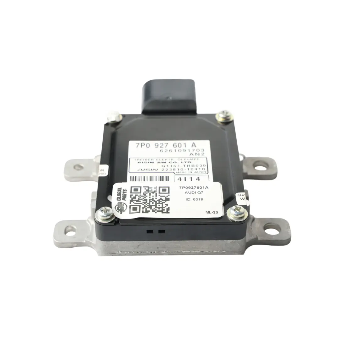 7P Módulo Control Bomba Aceite ECU para Audi Q7 4L Volkswagen Touareg con número de pieza 7P0927601A Audi Q7 4L Volkswagen Touareg 7P Módulo Control Bomba Aceite ECU - SKU 7P0927601A - Número de pieza 7P0927601A