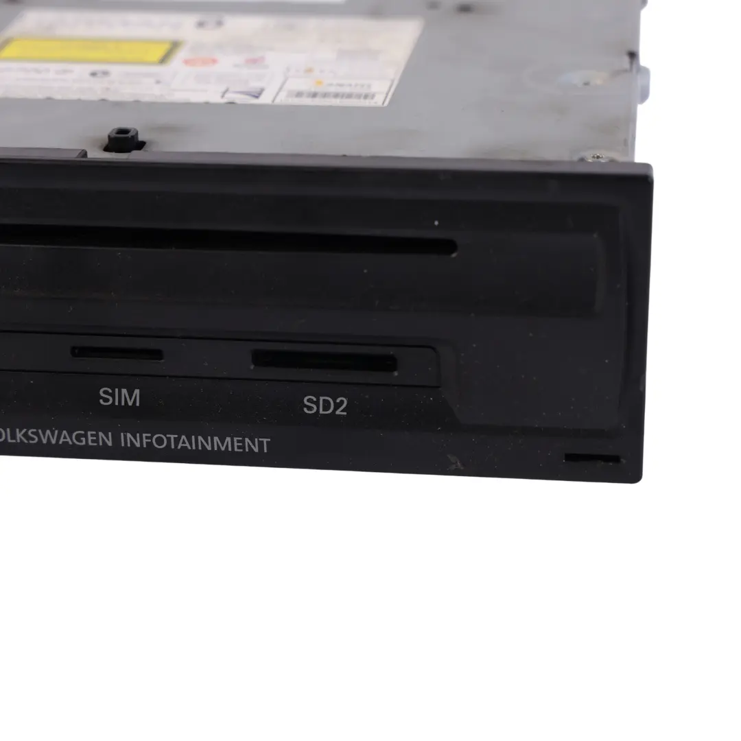 VW Volkswagen Touareg 7P CD Radio Stereo Haupt Gerät Panel - SKU 7P6035670E - Teilenummer 7P6035670E