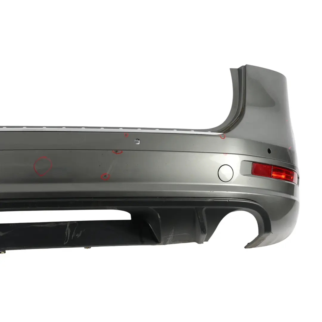 Volkswagen VW Touareg 7P Rear Bumper Trim Cover Panel Graphite Grey - M7W - SKU 7P6807417-GGR - Part number 7P6807417