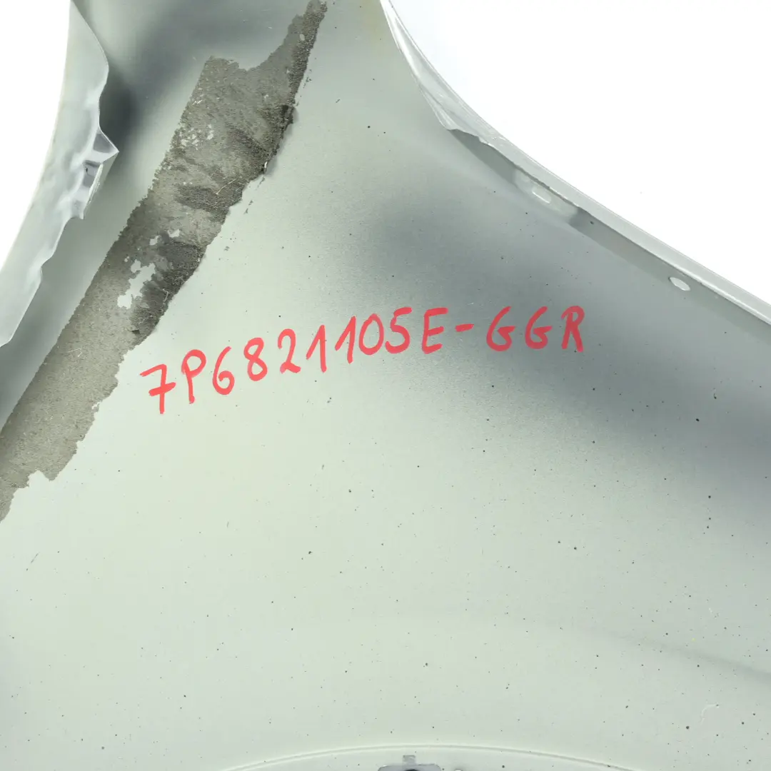 VW Touareg 7P Side Panel Front Left N/S Wing Fender Graphite Grey Metallic - M7W - SKU 7P6821105E-GGR - Part number 7P6821105E