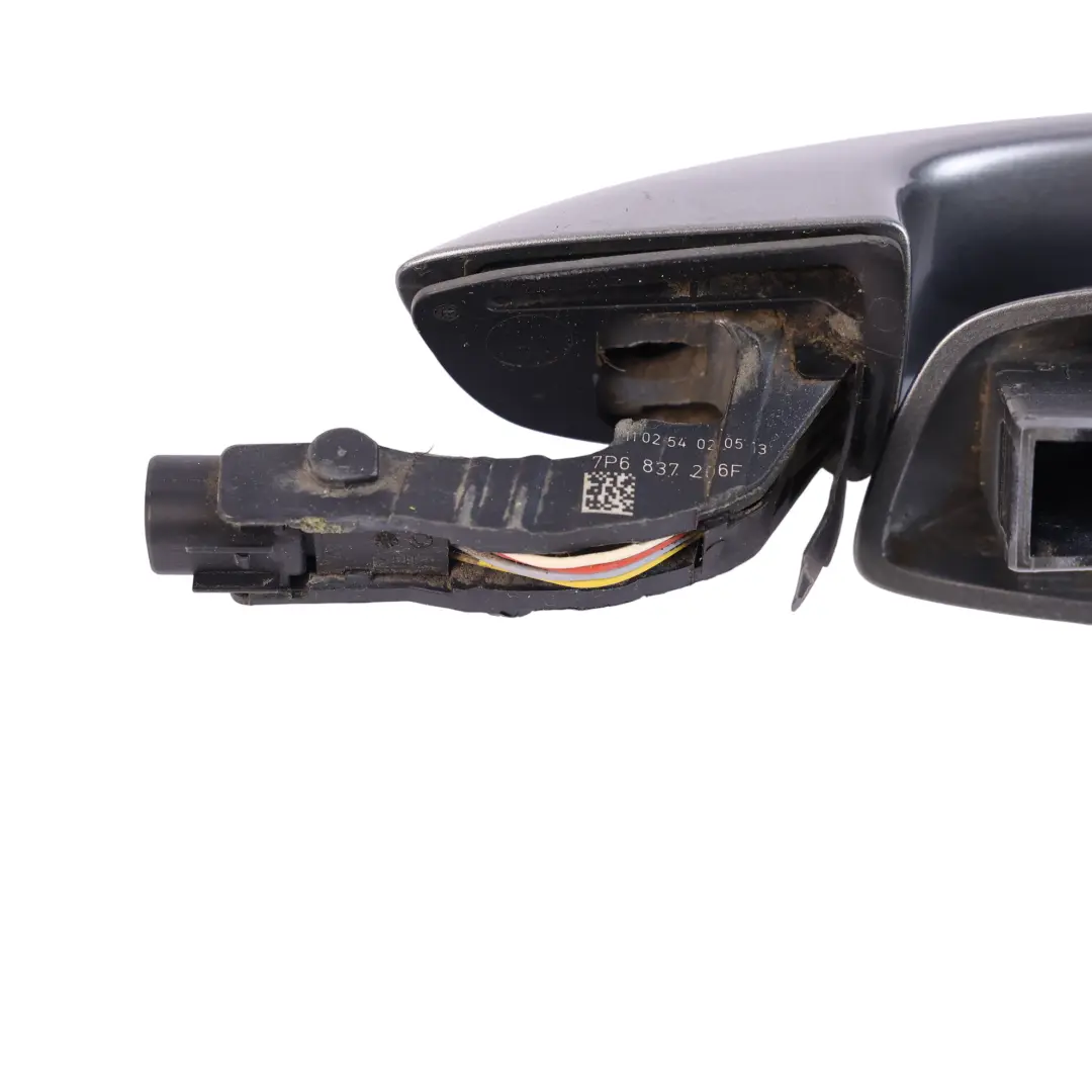 VW Touareg 7P Außentürgriff Hinten Rechts Graphit Grau - M7W - SKU 7P6837206F-GGR - Teilenummer 7P6837206F