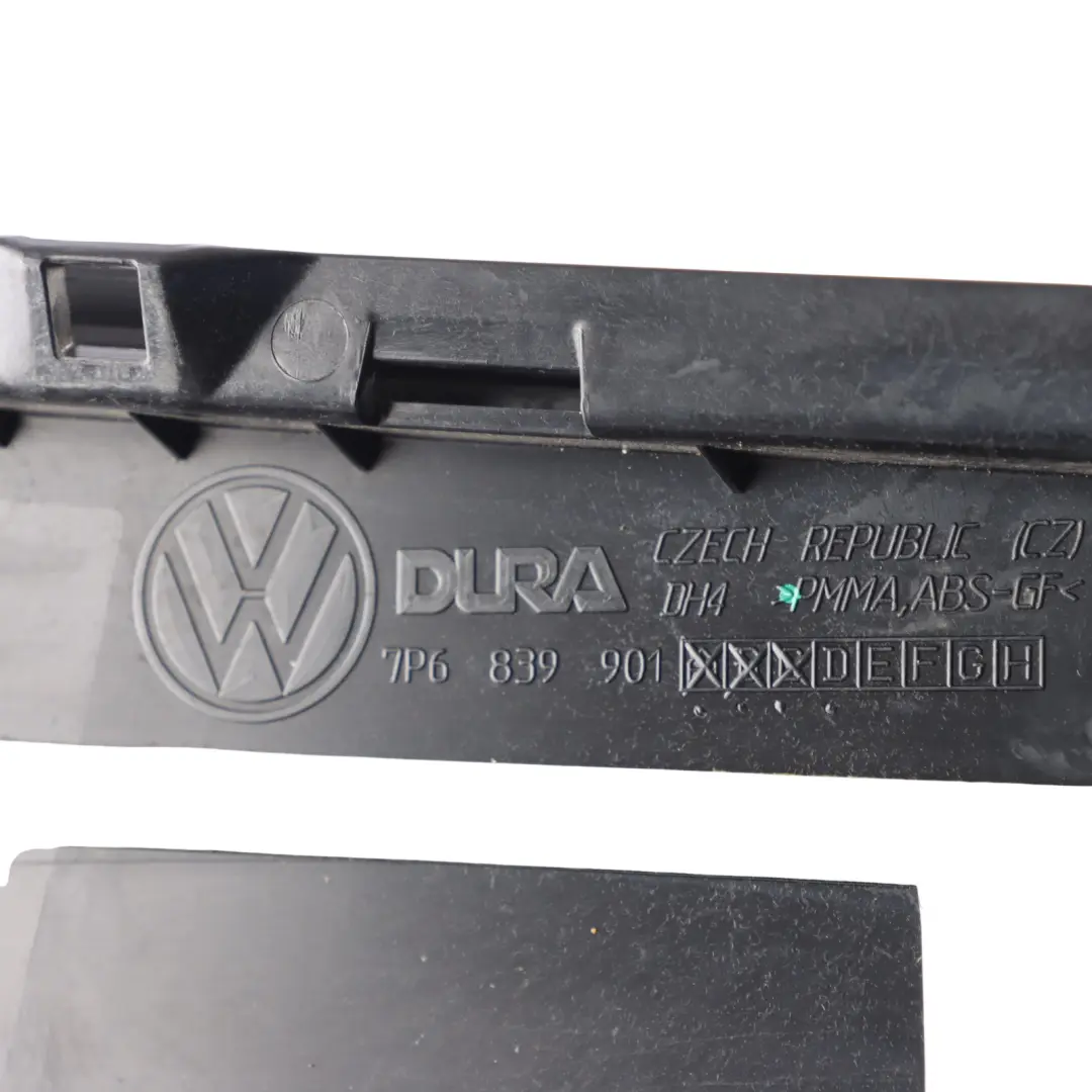 VW Volkswagen Touareg 7P Front Window Vertical Strip Trim Left N/S - SKU 7P6839901 - Part number 7P6839901