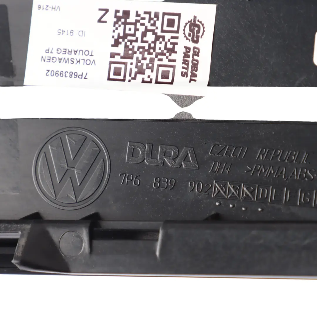 VW Volkswagen Touareg 7P Front Window Vertical Strip Trim Right O/S - SKU 7P6839902 - Part number 7P6839902