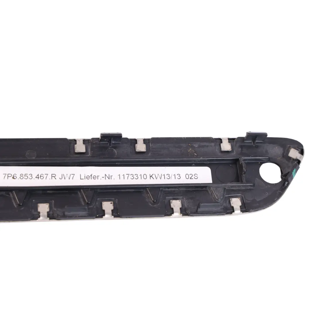 VW Touareg 7P Seuil De Porte Avant Gauche Chromé - SKU 7P6853467R - Numéro de pièce 7P6853467R