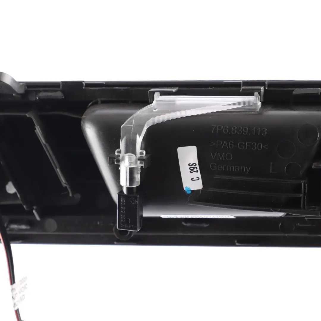 7P Front Door Handle Grab Interior Trim Left N/S 7P6839113 to VW Volkswagen Touareg with Part number 7P6867419 VW Volkswagen Touareg 7P Front Door Handle Grab Interior Trim Left N/S 7P6839113 - SKU 7P6867419 - Part number 7P6867419