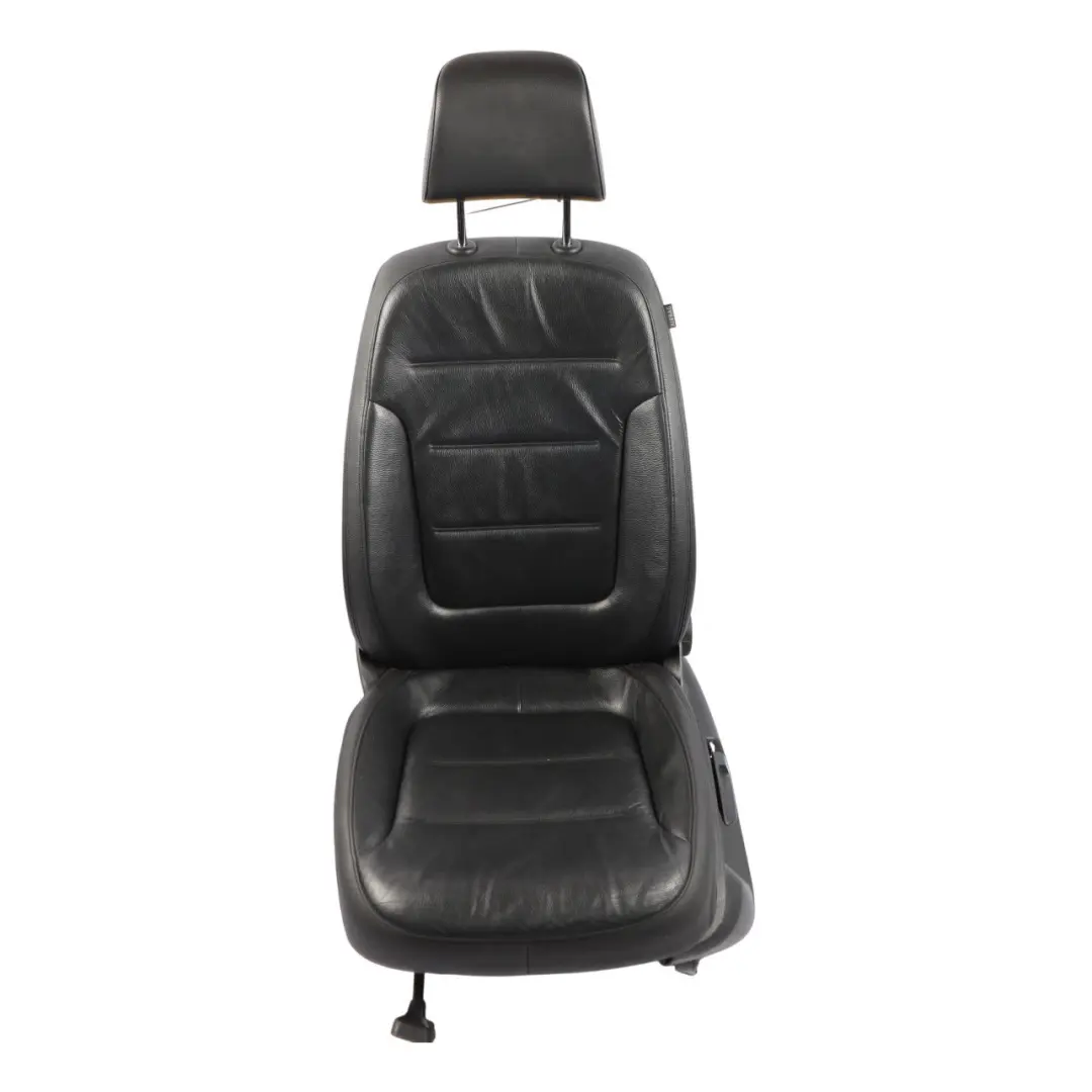 Volkswagen Touareg 7P Front Seat Heated Leather Titan Black Left N/S - SKU 7P6881805ED-1 - Part number 7P6881805ED