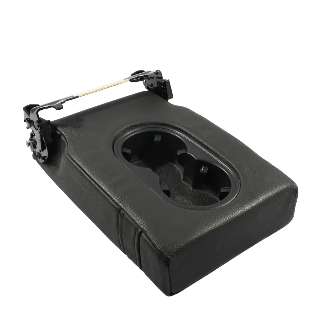 VW Volkswagen Touareg 7P Rück Sitz Bank Mittel Armlehne Getränke Halter Leder - SKU 7P6885081AF - Teilenummer 7P6885081AF