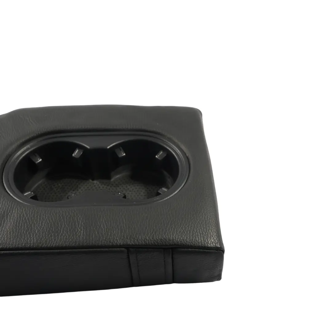 VW Volkswagen Touareg 7P Banco Asiento Trasero Central Portavasos Cuero Negro - SKU 7P6885081AF - Número de pieza 7P6885081AF