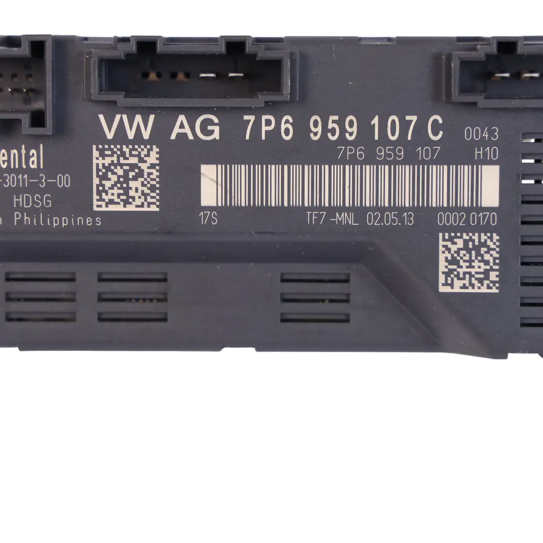 7P Module Commande Hayon Arrière pour VW Volkswagen Touareg à propos du numéro de pièce 7P6959107C VW Volkswagen Touareg 7P Module Commande Hayon Arrière - SKU 7P6959107C-1 - Numéro de pièce 7P6959107C
