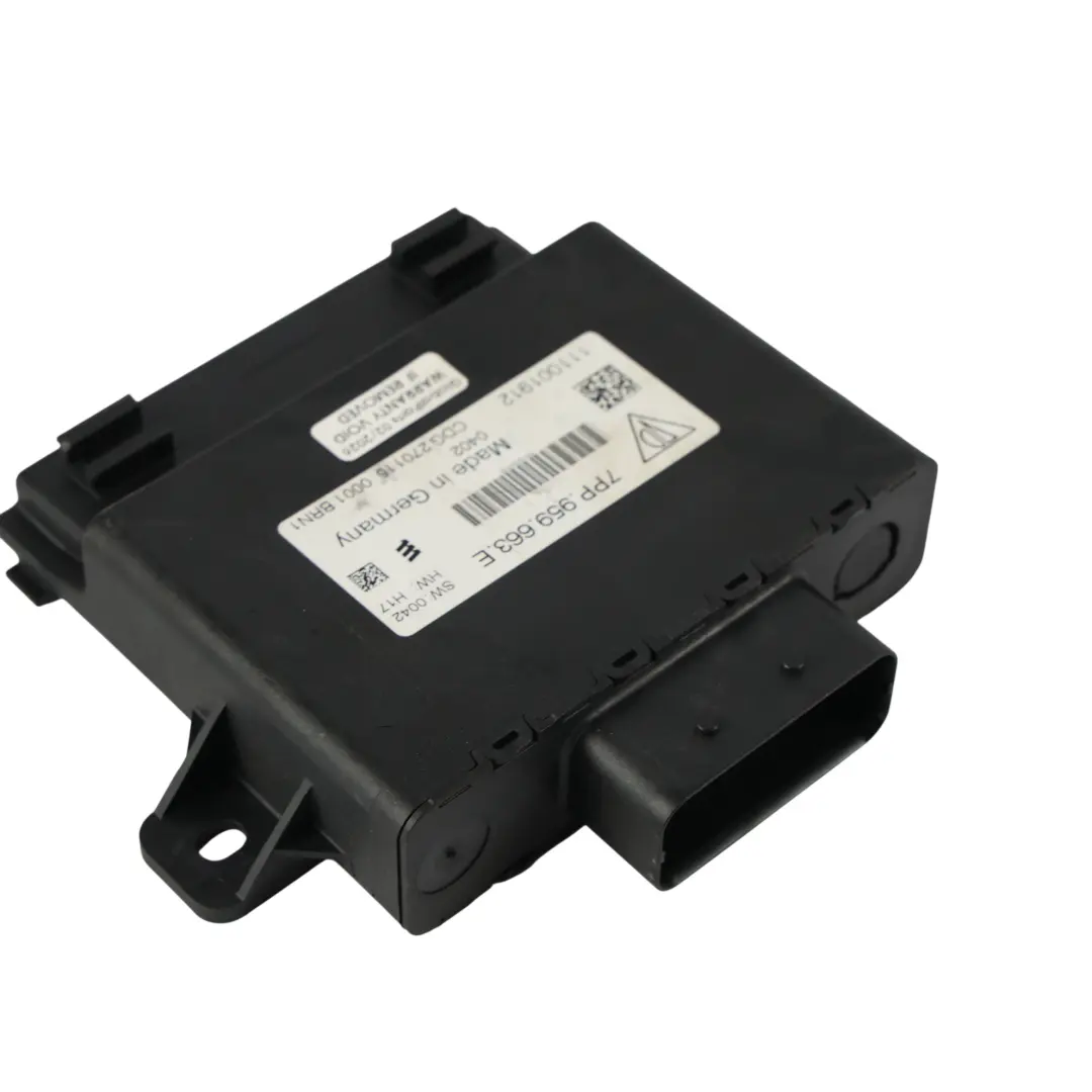 Porsche Cayenne 92A VW Touareg 7P Módulo Control Estabilizador - SKU 7PP959663E - Número de pieza 7PP959663E
