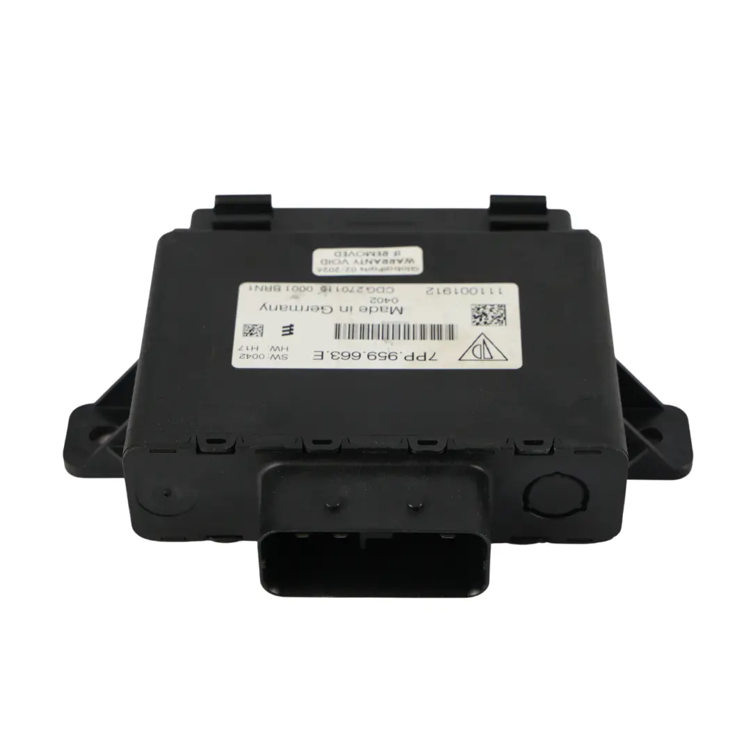 Porsche Cayenne 92A VW Touareg 7P Modulo Controllo Stabilizzatore - SKU 7PP959663E - Numero di parte 7PP959663E