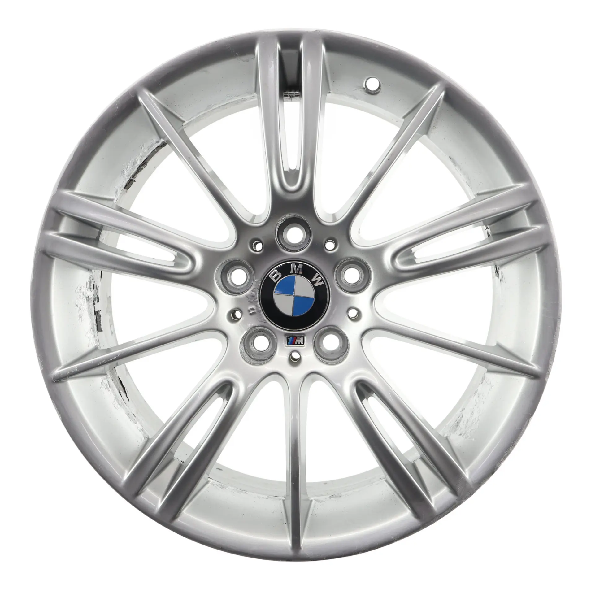 BMW E90 E91 E92 E93 Silver Front Alloy Wheel Rim 18" ET:34 8J M Spider Spoke 193