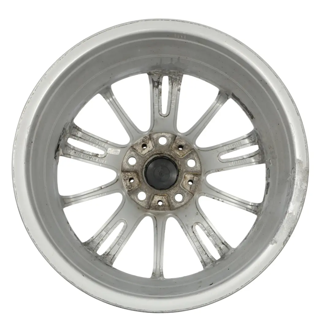 Llanta aleación delantera plata 18" ET:34 8J M Spider Spoke 193 para BMW E90 E91 E92 con número de pieza 8036933 BMW E90 E91 E92 Llanta aleación delantera plata 18" ET:34 8J M Spider Spoke 193 - SKU 8036933-13 - Número de pieza 8036933