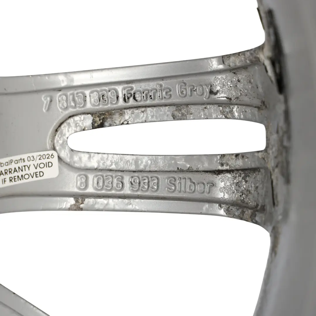 Jante Alliage Avant Argent 18" ET:34 8J M Spider Spoke 193 pour BMW E90 E91 E92 E93 à propos du numéro de pièce 8036933 BMW E90 E91 E92 E93 Jante Alliage Avant Argent 18" ET:34 8J M Spider Spoke 193 - SKU 8036933-13 - Numéro de pièce 8036933