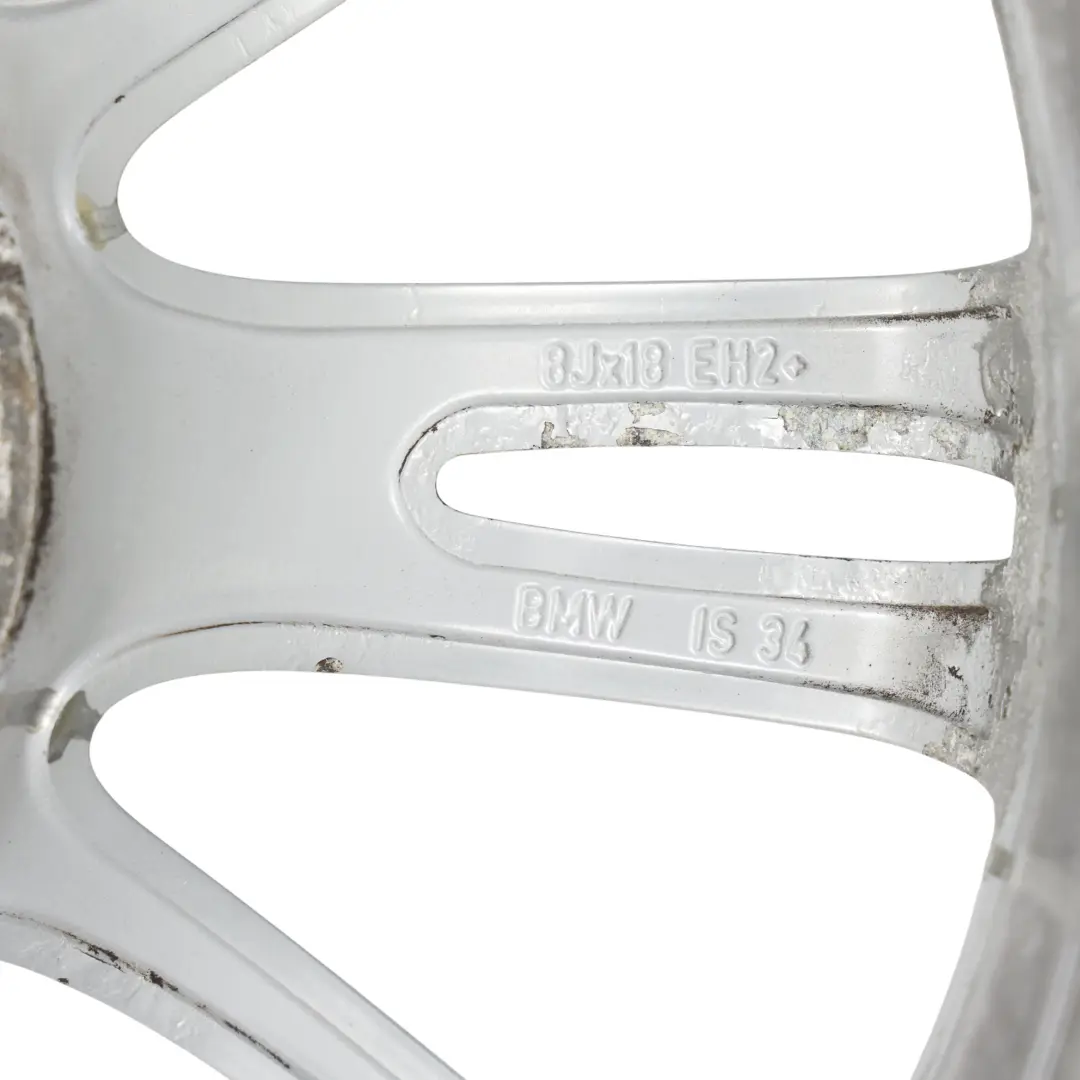 Front Alloy Wheel Rim 18" 8J ET:34 M Spider Spoke 193 to BMW E90 E91 E92 E93 Silver with Part number 8036933 BMW E90 E91 E92 E93 Silver Front Alloy Wheel Rim 18" 8J ET:34 M Spider Spoke 193 - SKU 8036933-4 - Part number 8036933