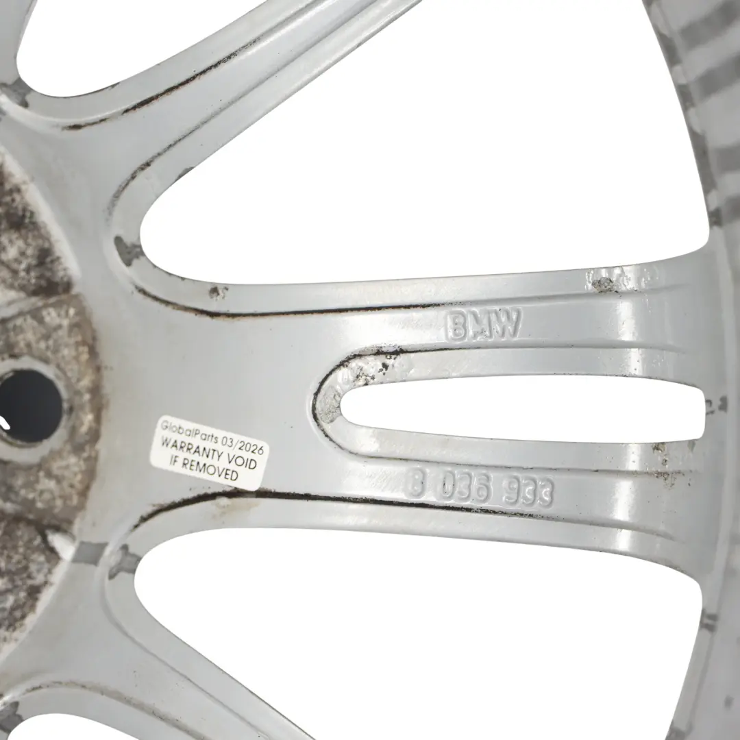 Front Alloy Wheel Rim 18" ET:34 8J M Spider Spoke 193 to BMW E90 E91 E92 E93 with Part number 8036933 BMW E90 E91 E92 E93 Front Alloy Wheel Rim 18" ET:34 8J M Spider Spoke 193 - SKU 8036933-6 - Part number 8036933