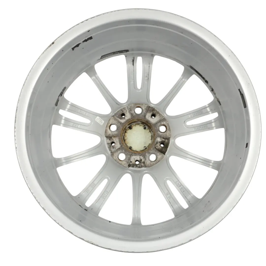 Front Alloy Wheel Rim 18" ET:34 8J M Spider Spoke 193 to BMW E90 E91 E92 E93 Silver with Part number 8036933 BMW E90 E91 E92 E93 Silver Front Alloy Wheel Rim 18" ET:34 8J M Spider Spoke 193 - SKU 8036933-8 - Part number 8036933