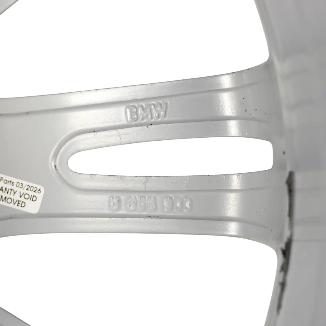 Front Alloy Wheel Rim 18" ET:34 8J M Spider Spoke 193 to BMW E90 E91 E92 E93 Silver with Part number 8036933 BMW E90 E91 E92 E93 Silver Front Alloy Wheel Rim 18" ET:34 8J M Spider Spoke 193 - SKU 8036933-8 - Part number 8036933