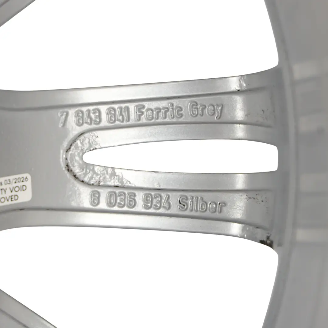Alloy Wheel Rim 18" 8,5J ET:37 M Spider Spoke 193 to BMW E90 E91 E92 Rear with Part number 8036934 BMW E90 E91 E92 Rear Alloy Wheel Rim 18" 8,5J ET:37 M Spider Spoke 193 - SKU 8036934-5 - Part number 8036934