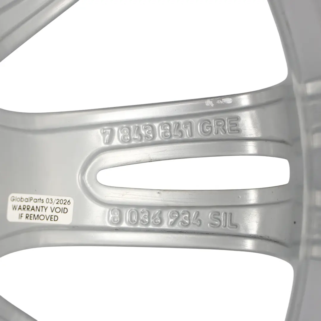 Rear Alloy Wheel BMW E90 E91 E92 Rim 18" 8,5J ET:37 M Spider Spoke 193 - SKU 8036934-6 - Part number 8036934