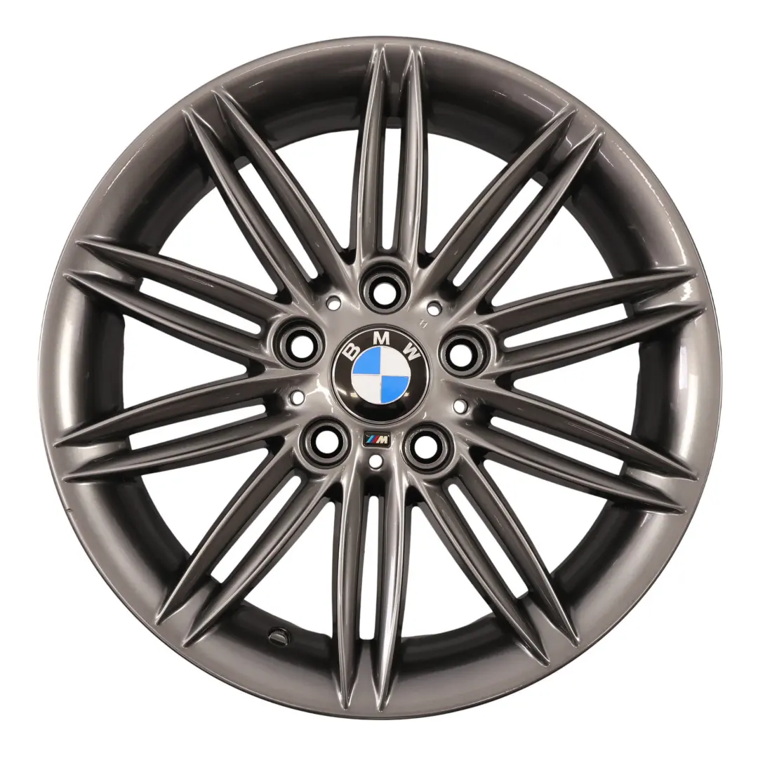 BMW E81 E82 E87 E88 Felga Ferric Grey 17" 7J ET47 M Podwójne Szprychy 207 - SKU 8036937-13 - Numer Części 8036937