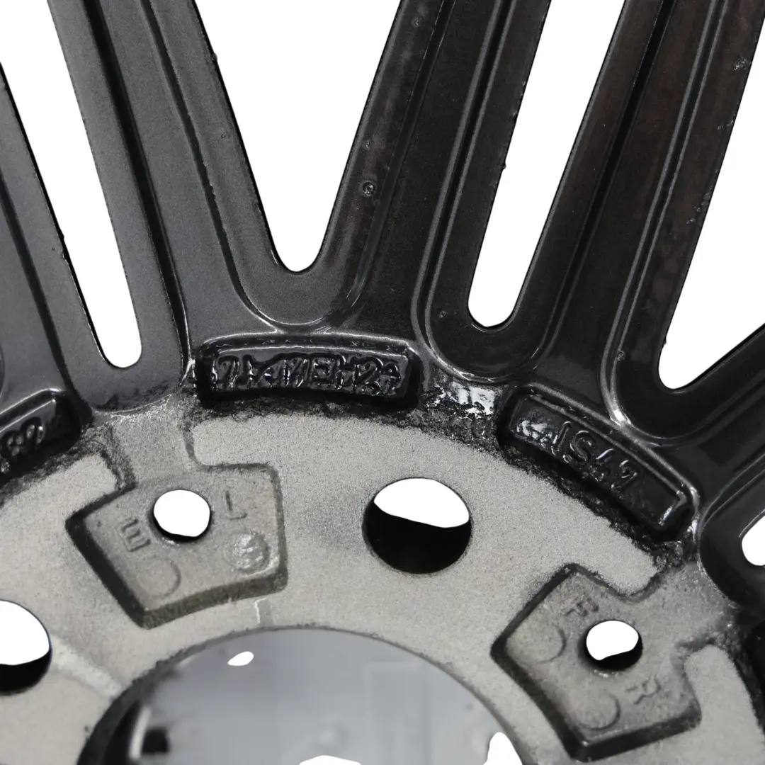 Eisengrau Alu Felge 17" 7J ET:47 M Doppelte Speiche 207 für BMW E81 E82 E87 E88 mit Teilenummer 8036937 BMW E81 E82 E87 E88 Eisengrau Alu Felge 17" 7J ET:47 M Doppelte Speiche 207 - SKU 8036937-13 - Teilenummer 8036937