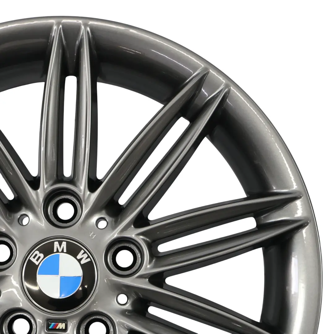 BMW E81 E82 E87 E88 Cerchione Lega Grigio Ferrico 17" 7J ET:47 M 207 - SKU 8036937-13 - Numero di parte 8036937