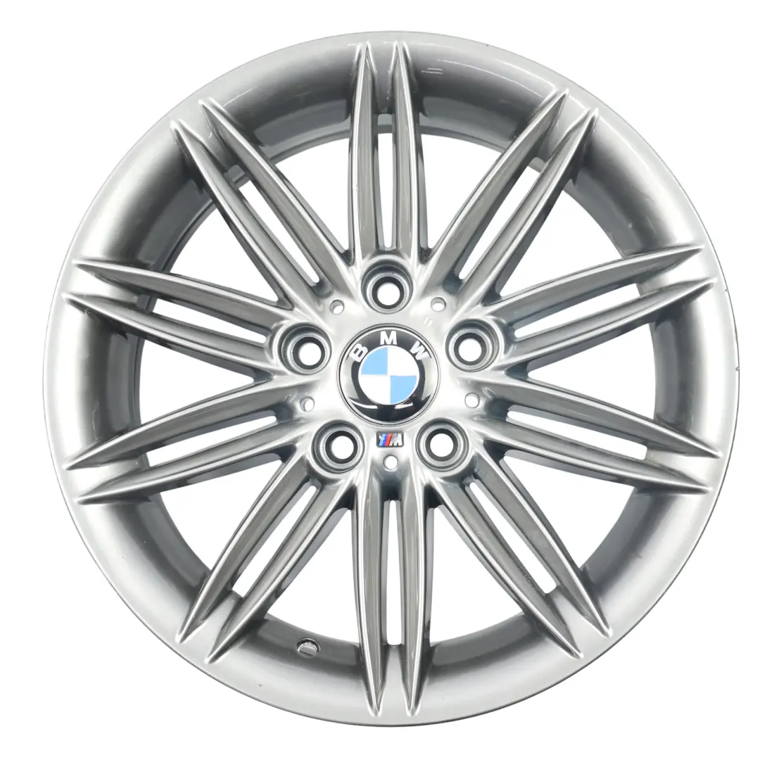 BMW E81 E82 E87 E88 Silver Rear Wheel Alloy Rim 17" 7,5J ET:47 M Styling 207 - SKU 8036938-6 - Part number 8036938