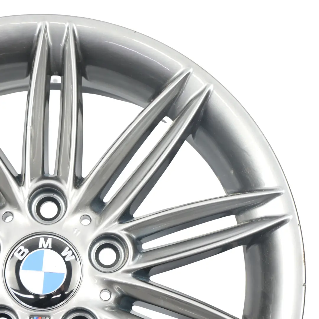 BMW E81 E82 E87 E88 Cerchione Lega Posteriore Argento 17" 7,5J ET:47 M - SKU 8036938-6 - Numero di parte 8036938