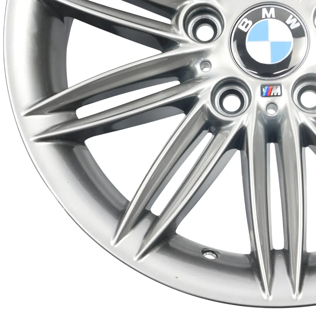 Ferric Grey Rear Wheel Alloy Rim 17" 7,5J ET:47 M Styling 207 to BMW E81 E82 E87 with Part number 8036938 BMW E81 E82 E87 Ferric Grey Rear Wheel Alloy Rim 17" 7,5J ET:47 M Styling 207 - SKU 8036938-6 - Part number 8036938