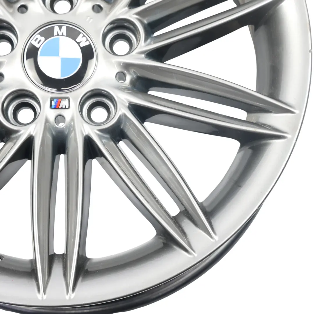 BMW E81 E82 E87 Ferric Grey Rear Wheel Alloy Rim 17" 7,5J ET:47 M Styling 207 - SKU 8036938-6 - Part number 8036938