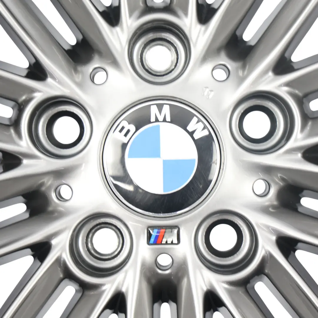 Ferric Grey Rear Wheel Alloy Rim 17" 7,5J ET:47 M Styling 207 to BMW E81 E82 E87 with Part number 8036938 BMW E81 E82 E87 Ferric Grey Rear Wheel Alloy Rim 17" 7,5J ET:47 M Styling 207 - SKU 8036938-7 - Part number 8036938