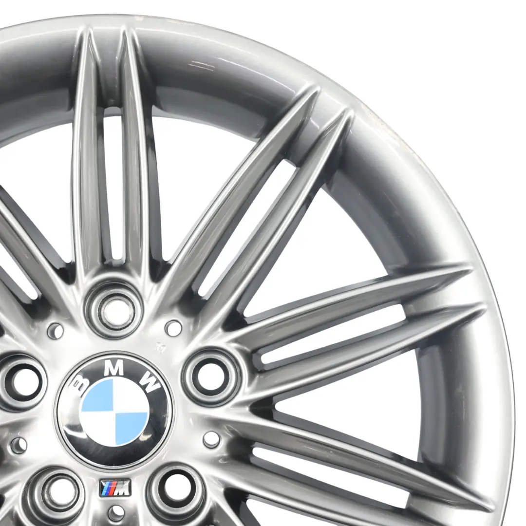 BMW E81 E82 E87 E88 Silver Rear Wheel Alloy Rim 17" 7,5J ET:47 M Styling 207 - SKU 8036938-7 - Part number 8036938