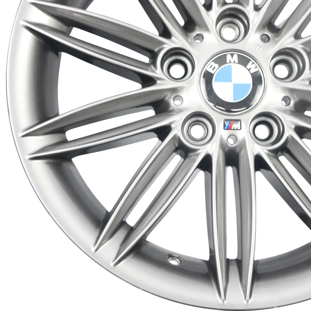BMW E81 E82 E87 E88 Silver Rear Wheel Alloy Rim 17" 7,5J ET:47 M Styling 207 - SKU 8036938-7 - Part number 8036938