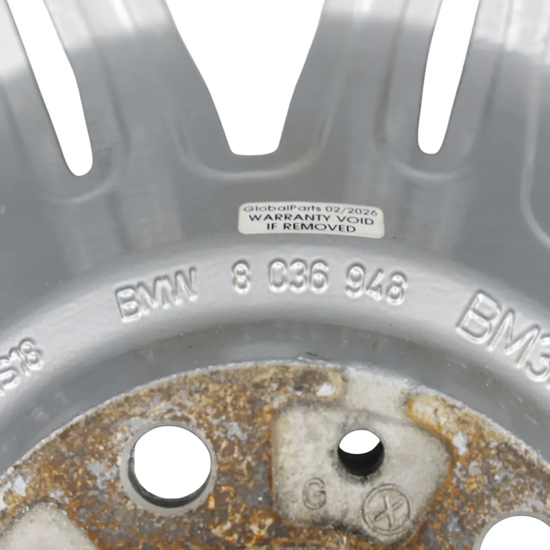 Front Alloy Wheel Rim 19" 8,5J ET:18 M Double Spoke 172 to BMW 5 Series E60 E61 with Part number 8036948 BMW 5 Series E60 E61 Front Alloy Wheel Rim 19" 8,5J ET:18 M Double Spoke 172 - SKU 8036948-1 - Part number 8036948