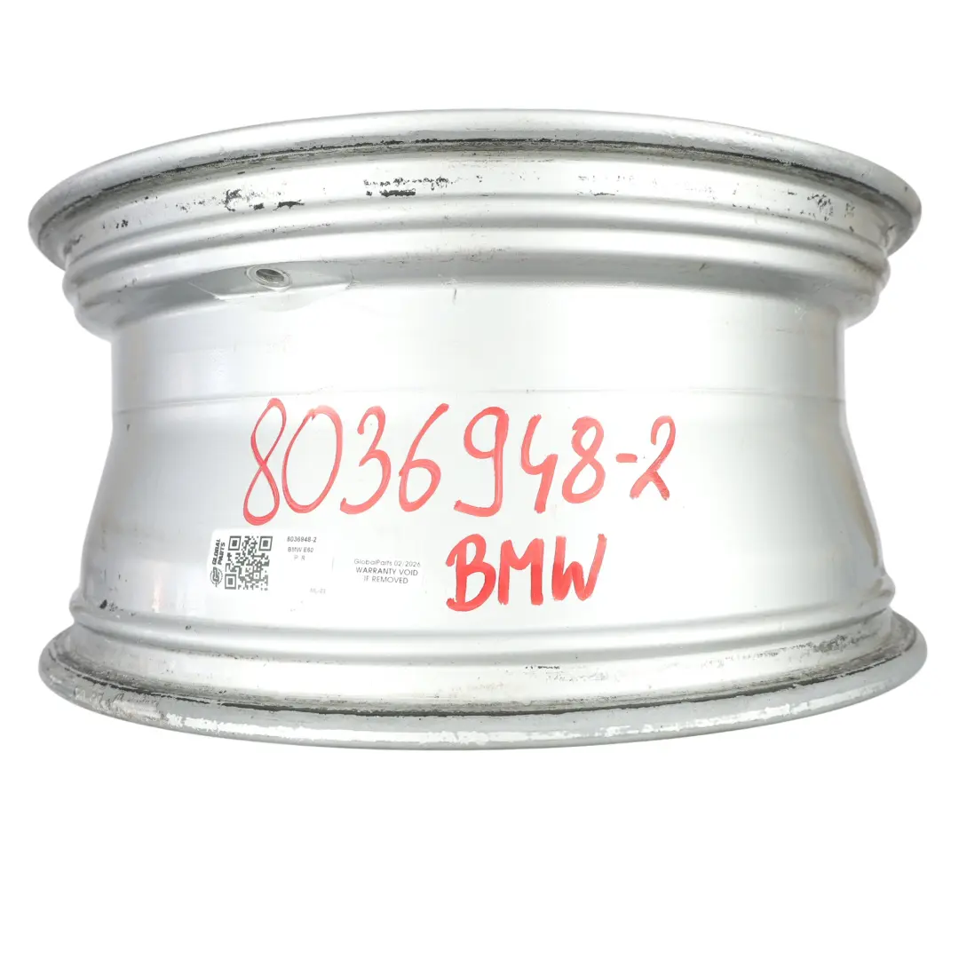 Llanta De Aleacion Delantera 19" 8,5J ET:18 M Doble Radio 172 para BMW E60 E61 con número de pieza 8036948 BMW E60 E61 Llanta De Aleacion Delantera 19" 8,5J ET:18 M Doble Radio 172 - SKU 8036948-2 - Número de pieza 8036948