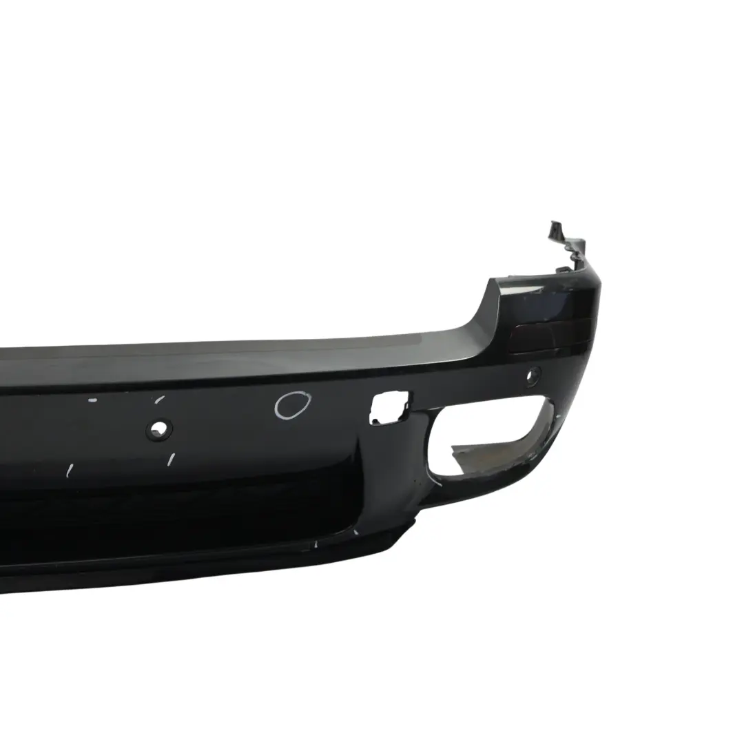 BMW X5 E70 Tylny Zderzak M-Pakiet Black Sapphire Czarny Metalik - 475 - SKU 8037277-BS5 - Numer Części 8037277