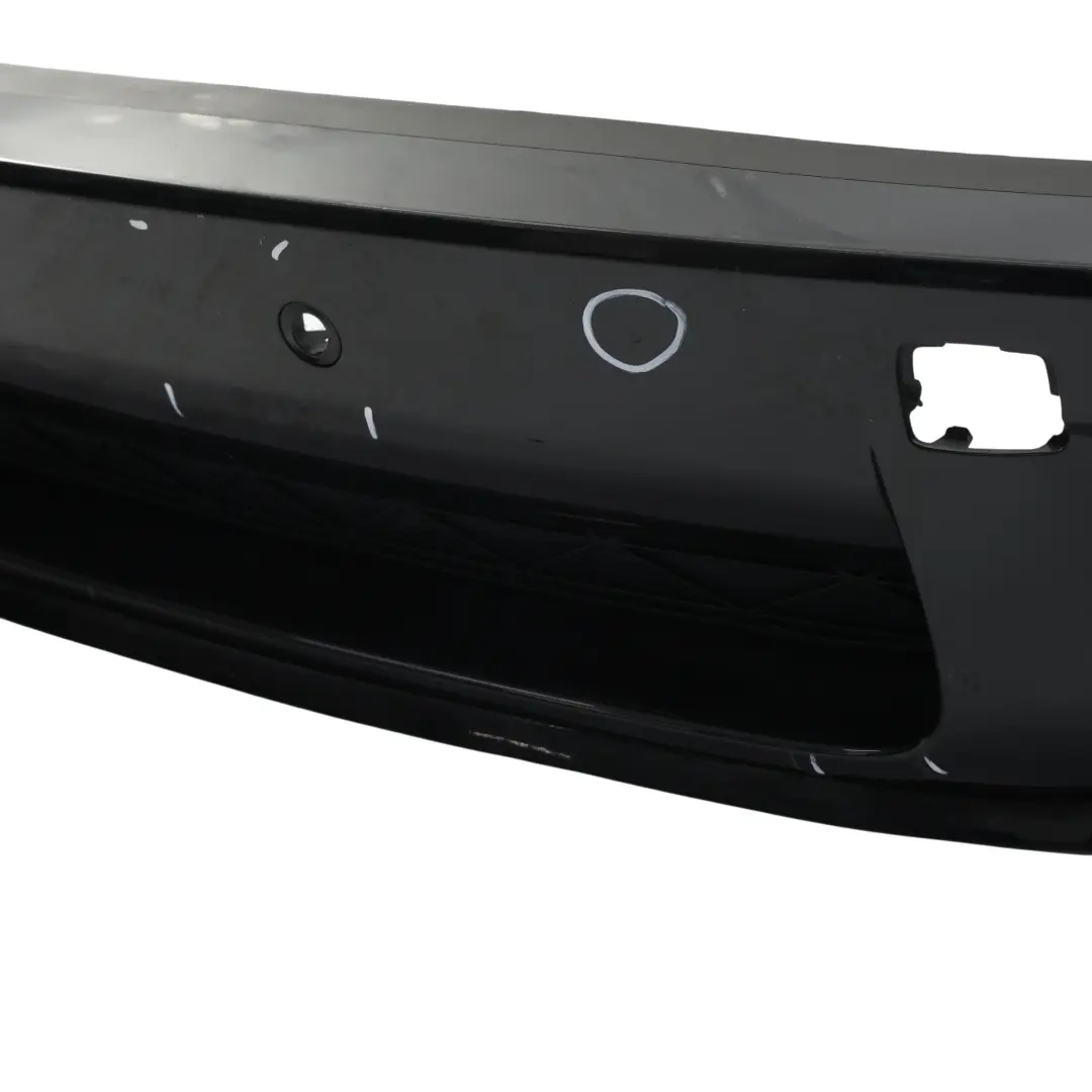 Bumper M Sport Trim Panel Black Sapphire Metallic - 475 to BMW X5 E70 Rear with Part number 8037277 BMW X5 E70 Rear Bumper M Sport Trim Panel Black Sapphire Metallic - 475 - SKU 8037277-BS5 - Part number 8037277
