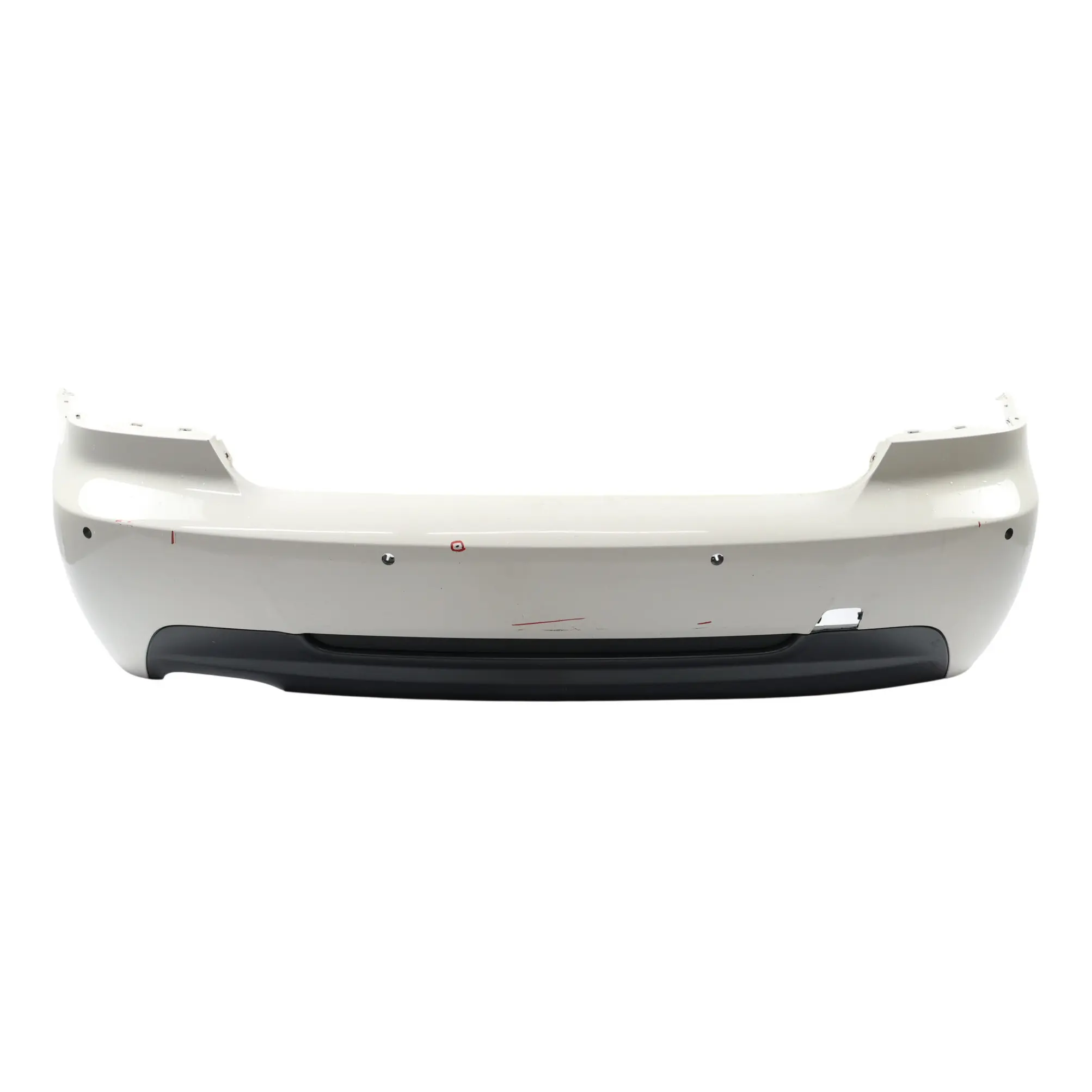 BMW E92 E93 Rear Bumper Coupe Convertible M Sport PDC Alpinweiss 3 White - 300