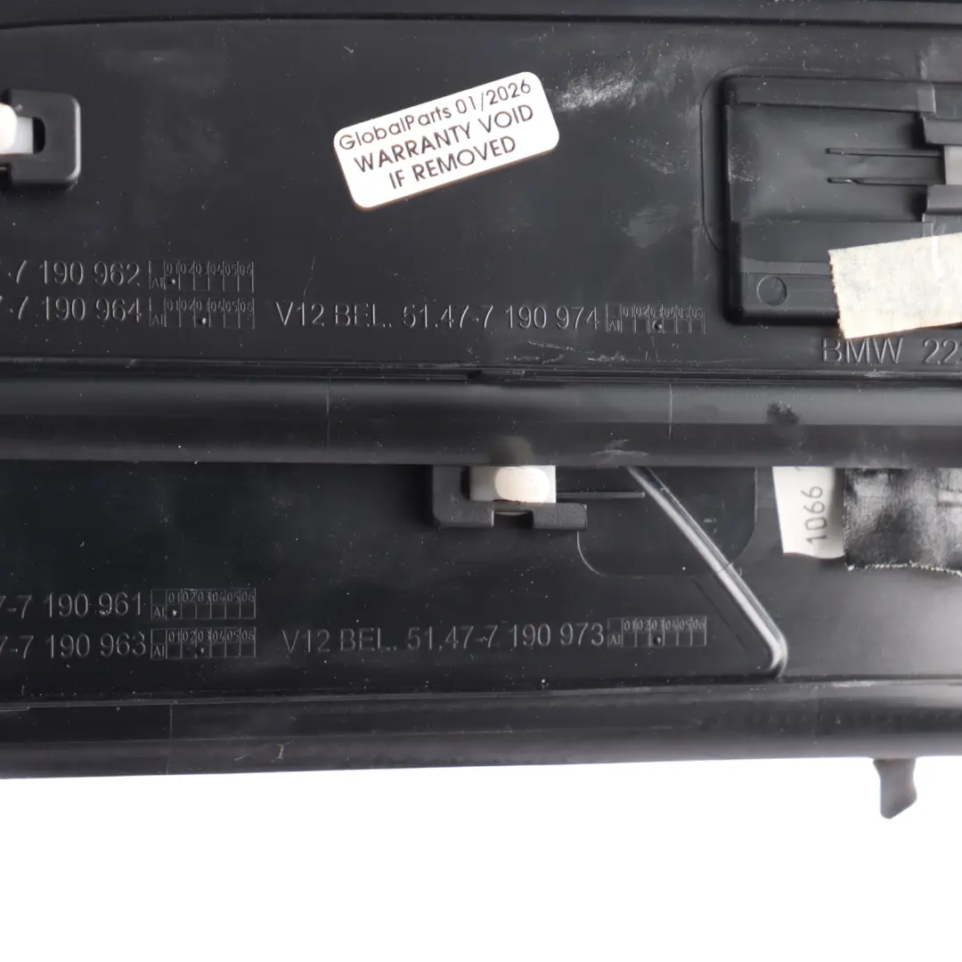 BMW F01 F02 F04 Individual Door Sill Entrance Strip Set 7181013 8046135 - SKU 8046023 - Part number 8046023