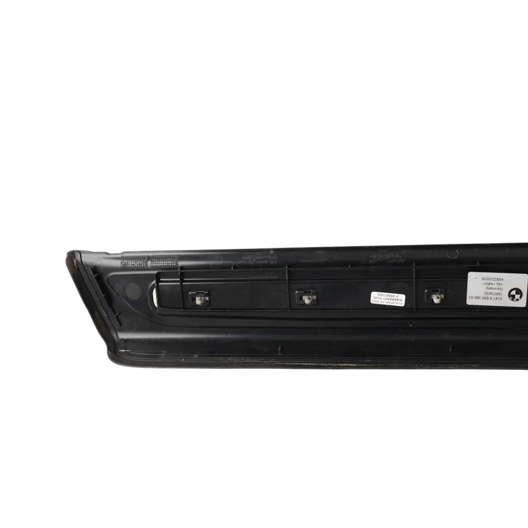 BMW F12 F12 LCI Entrance Sill Trim Panel M Panel Kick Plate Right O/S - SKU 8050390 - Part number 8050390