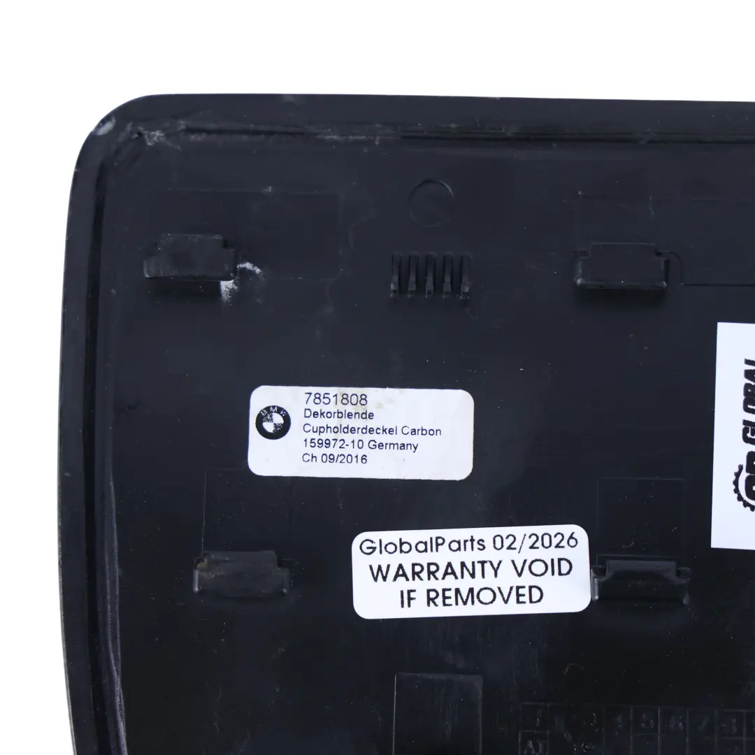 BMW F10 Vassoio Console Centrale Coperchio Sportello Carbonio - SKU 8050682-1 - Numero di parte 8050682