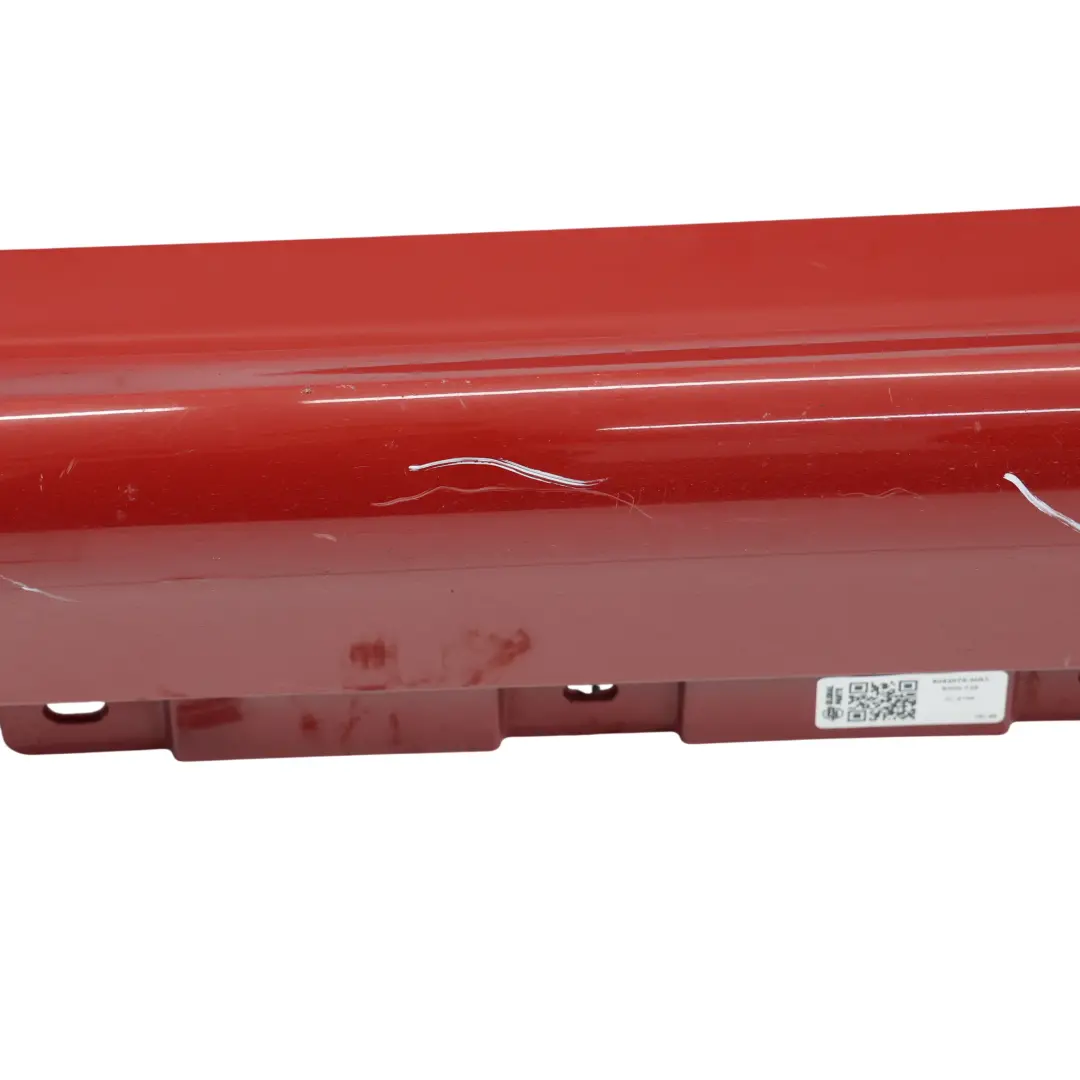 Faldón Lateral Derecho Moldura M Sport Umbral Melbourne Red Rojo A75 para BMW X3 F25 con número de pieza 8052076 BMW X3 F25 Faldón Lateral Derecho Moldura M Sport Umbral Melbourne Red Rojo A75 - SKU 8052076-MRT - Número de pieza 8052076