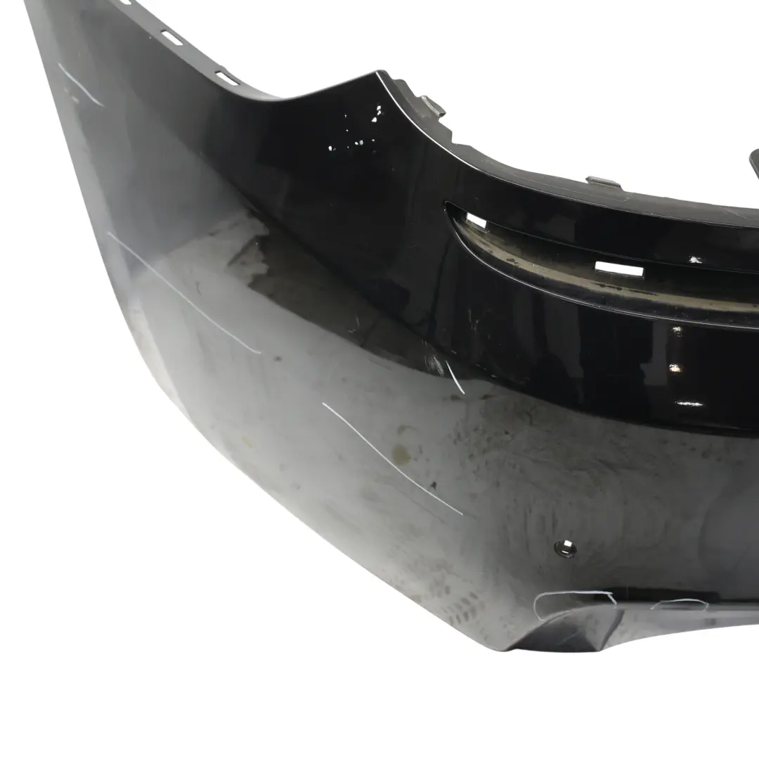 Bumper M Sport Trim Cover PDC Rubinschwarz Black Metallic - X03 to BMW F12 F13 Rear with Part number 8052709 BMW F12 F13 Rear Bumper M Sport Trim Cover PDC Rubinschwarz Black Metallic - X03 - SKU 8052709-RUB - Part number 8052709