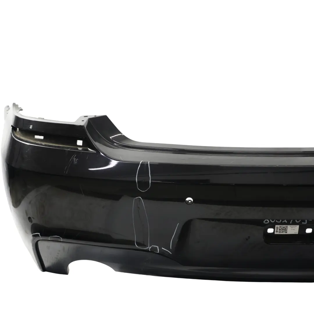 BMW F12 F13 Tylny Zderzak M-Pakiet PDC Rubinschwarz Czarny Metalik - X03 - SKU 8052709-RUB - Numer Części 8052709