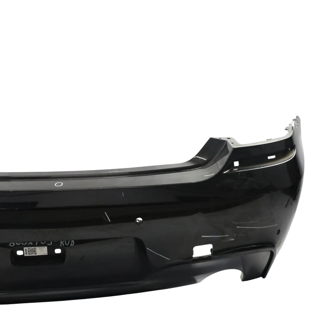 BMW F12 F13 Tylny Zderzak M-Pakiet PDC Rubinschwarz Czarny Metalik - X03 - SKU 8052709-RUB - Numer Części 8052709