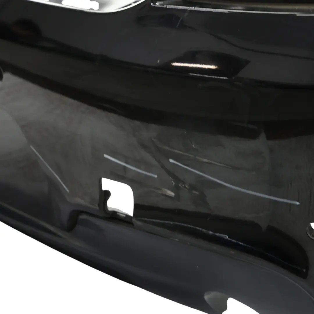 Bumper M Sport Trim Cover PDC Rubinschwarz Black Metallic - X03 to BMW F12 F13 Rear with Part number 8052709 BMW F12 F13 Rear Bumper M Sport Trim Cover PDC Rubinschwarz Black Metallic - X03 - SKU 8052709-RUB - Part number 8052709