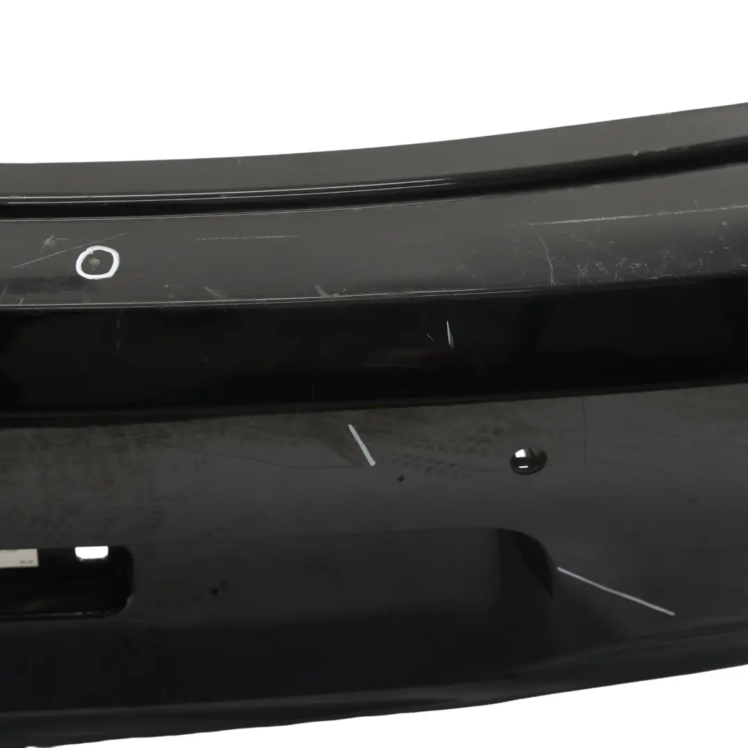 Bumper M Sport Trim Cover PDC Rubinschwarz Black Metallic - X03 to BMW F12 F13 Rear with Part number 8052709 BMW F12 F13 Rear Bumper M Sport Trim Cover PDC Rubinschwarz Black Metallic - X03 - SKU 8052709-RUB - Part number 8052709