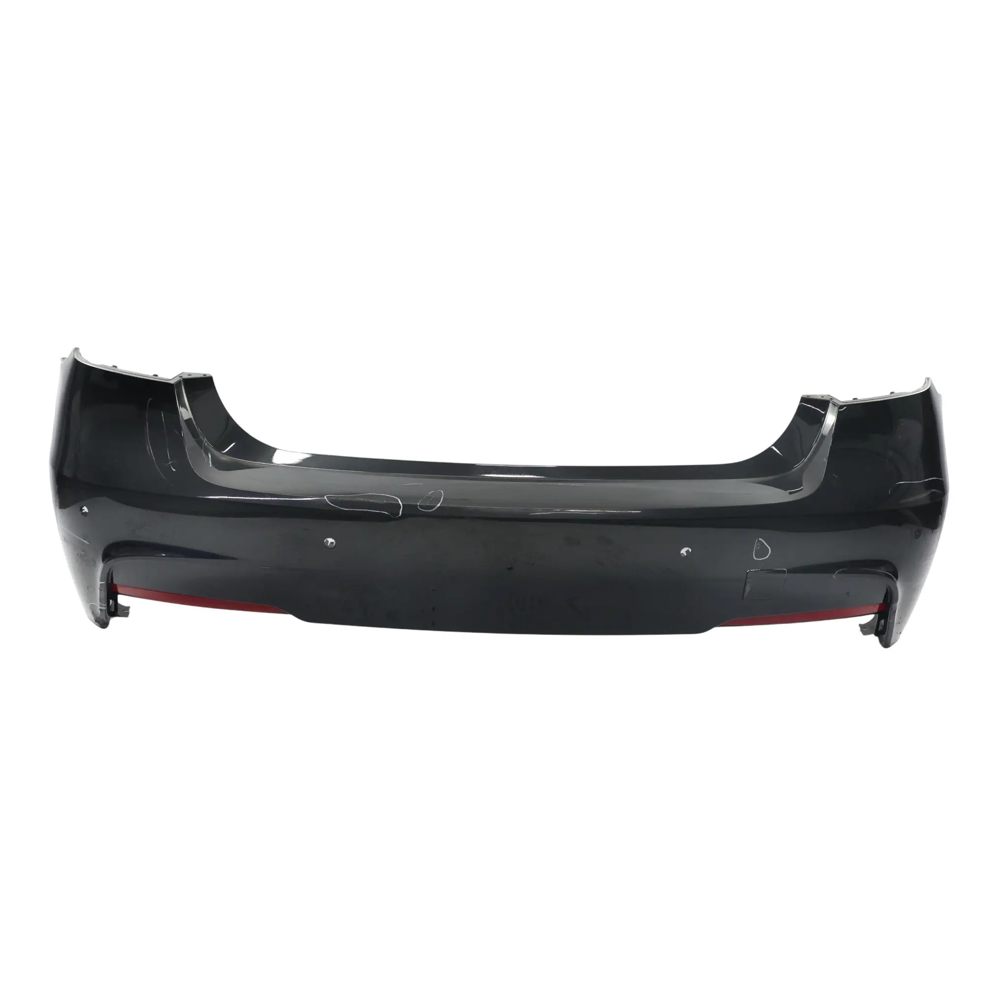 BMW F30 Bumper Rear M Sport Trim Panel PDC Black Sapphire Metallic - 475